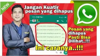 trik mudah | cara melihat pesan WA/ Whatsapp yang sudah dihapus oleh pengirim | tutorial WA 2022