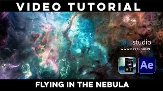 Flying in Nebula  | Video Tutorial | After Effects | Universe Pack