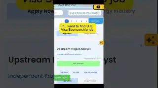 U.K. visa sponsorship job 