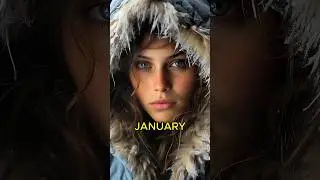 Месяцы года в образе людей. 