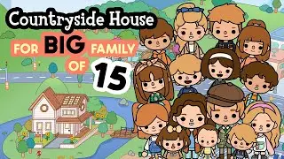 Countryside BIG Family House for LARGE Family of 15 not FREE TOCA BOCA House Ideas Toca Life World