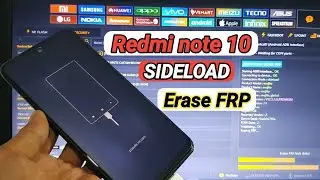 Redmi Note 10 Sideload Erase FRP Google Accounts One Click Without test point by Unlocktool