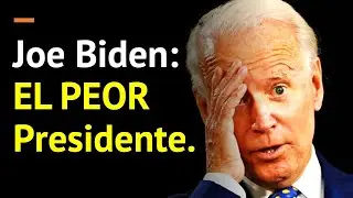 Por qué BIDEN es el PRESIDENTE más IMPOPULAR de la historia