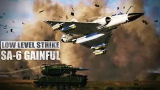 Realistic 2-ship LOW LEVEL SA-6 Strike | Mirage 2000