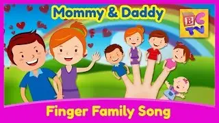 Finger Family Song | Mommy & Daddy Finger Nursery Rhyme for Kids