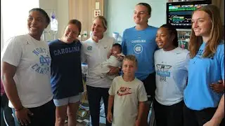 UNC Women's Basketball Visits UNC Children's