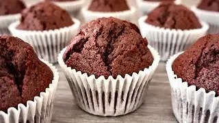 Easy mocha muffin recipe. Super soft and fluffy. Easy Baking