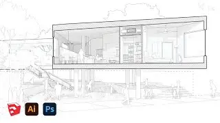 HOW TO: Perspective Section Diagram with SketchUp and Illustrator