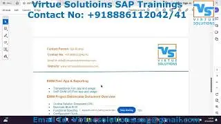 SAP S4HANA EWM Training | Virtue Solutions | SAP Extended Warehouse Management | SAP EWM Demo