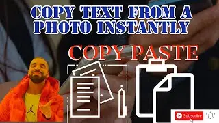 HOW TO COPY TEXT FROM A PHOTO || QUICK TUTORIAL || COPY AND PASTE TEXT FROM A PHOTO