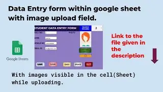 Image upload form in google sheet