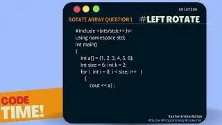 Array Left Rotation ||Short Trick | Hacker rank | CodeChef | leetcode 