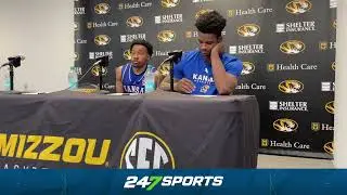 KJ Adams, David Coit Jr. break down KU's performance in loss to Missouri