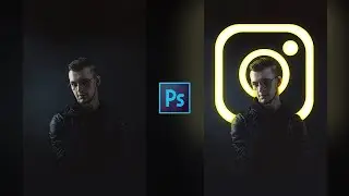 Glowing Instagram Logo Effect | Photo Effect | Photo Editing Tutorial