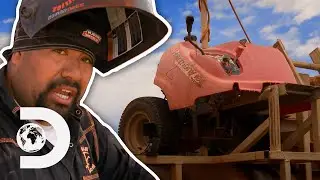 Juan Upgrades A Failing Washplant Powered By A Lawnmower | Gold Rush: Freddy Dodges Mine Rescue