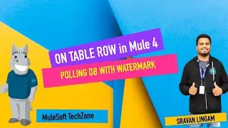 MULE 4 - On Table Row - Polling DB with Watermark Column | DB Operation