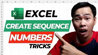 How to Create Sequence Numbers in Excel - Generate a Sequence Numbers in Excel