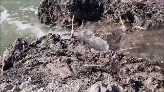 Situación de llenado de la segunda laguna. Lagunas de La Guardia (Toledo) 27-10-2024