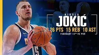 Nikola Jokić Full Game Highlights vs. Trail Blazers 📺 | 2/12/25