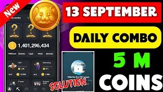 Hamster Kombat Daily Combo 13 September | 12th to 13 September | Hamster Daily Combo Today 13 Sept