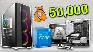 Best Intel PC Build Under 50000🔥| futureproof pc build | #pcbuild