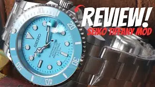 Seiko Tiffany MOD Submariner Review - Wrsitmodding #seikomod #watchreviews