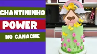 BOLO CHANTININHO NO GANACHE CAKE