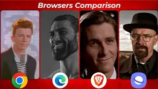 Fastest Web Browser - Chrome vs Edge vs Brave vs Samsung Comparison