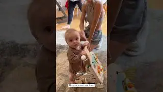 Тео получается встал в 8 мес😱😱 