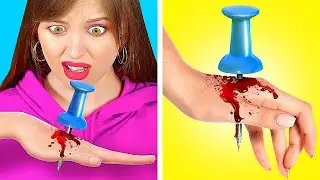 GUERRA DE BROMAS DE VENGANZA. ¡Bricolajes locos! CORTAR A TAJOS e Ideas Increíbles por 123 GO!Series