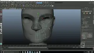 Retopology in Maya part 1 - Head retopo