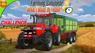 10 Hours Challenge - 1st Hour Gameplay | Farming Simulator 20 | What I made so far?