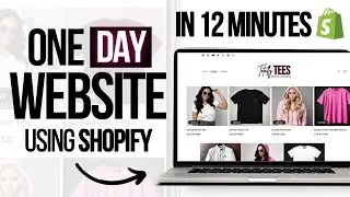 SHOPIFY STORE TUTORIAL IN ONE DAY | Homepage layout, Menu Links & More