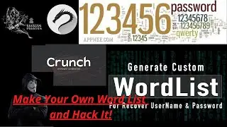 Create your own | POWERFUL!! Word List | with Crunch Tool [ Tutorials ] in kali linux 2019.4