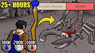 25 hours of Scorpia without Banking | Every Drop: No Banking (#16) [OSRS]