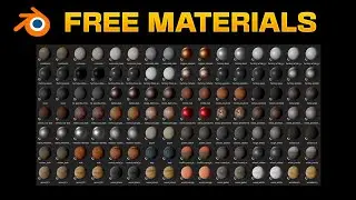 57 FREE Procedural MATERIALS for Blender