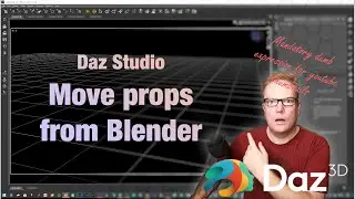 [Daz Studio] Using props created in Blender