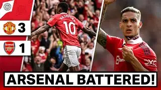 Antony Scores On Debut! | Man United 3-1 Arsenal | Match Review