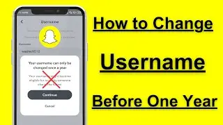 How to Change Snapchat Username Before 1 Year | 2024 | iPhone