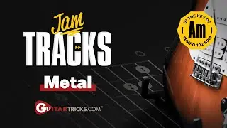 Guitar Backing Track - Heavy Metal Guitar - Key Of Am - 102bpm