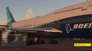 FS2020 - Flight from LaGuardia to JFK , New York. Boeing 747  Brief Tutorial