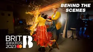 Filming TV Idents for the BRIT Awards - Behind the Scenes