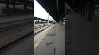 Уходит поезд СПб - Сыктывкар 098Я. Ладожский вокзал. 