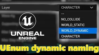 #4 How to change UEnum names at runtime - Jolt Physics in UE5