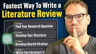 How To Automate Your Literature Review ETHICALLY Using ChatGPT (Prof. David Stuckler)