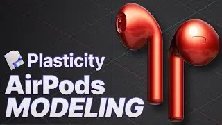 Plasticity | Surface Tutorial | Apple AirPods | Best 3D Modeling Program