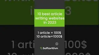 10 best article writing websites in 2023 | Earn $100 per article | Make money online