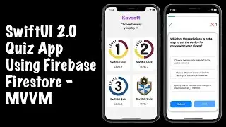 SwiftUI 2.0 Quiz App Using Firebase Firestore - Firebase Tutorials - SwiftUI Tutorials