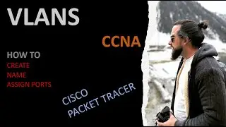 Networking for Beginners - VLANs - CREATE, NAME and ASSIGN PORTS TO VLANS. Packet Tracer