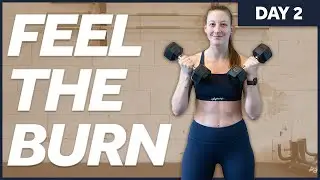 DAY 2 | 45 min TOTAL BODY Sculpt & Shred | FEEL THE BURN